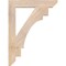 Ekena Millwork Merced Slat Smooth Bracket, Douglas Fir, 3 1/2"W x 24"D x 32"H BKT04X24X32MRC06SDF - alternate 4